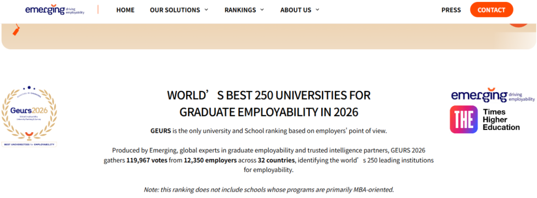 最新！2026年THE世界大学就业力排名公布，超全解析来了！